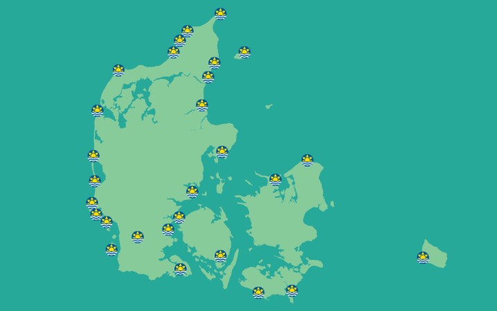 Vi er til stede over hele landet